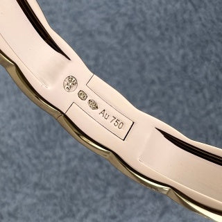 CHANEL Pavé Lattice Cuff Bracelet