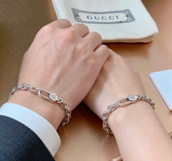 Gucci Interlocking Link Toggle Chain Bracelet