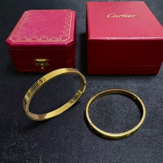 CARTIER Marvion Textured Screw Bangle