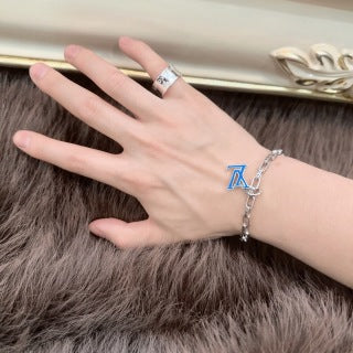 Louis Vuitton Monogram Tag Link Bracelet
