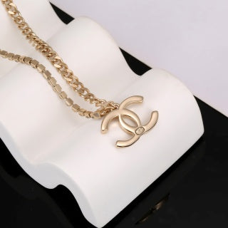 Chanel Glamorous Crystal CC Statement Necklace